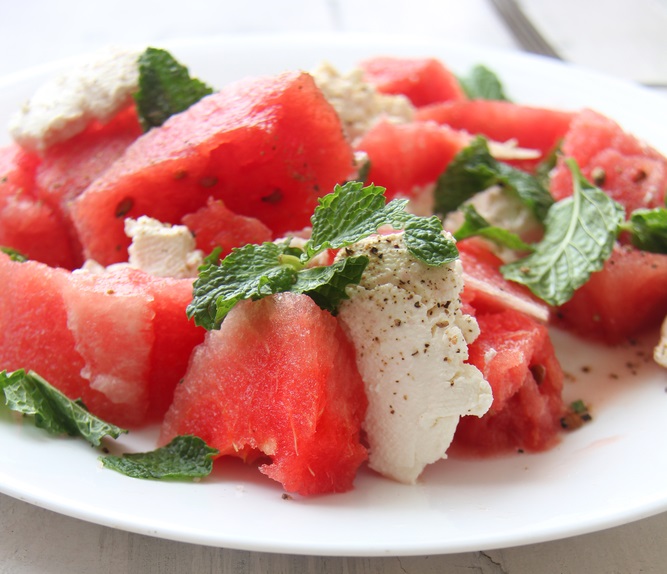 watermelon-and-ricotta-salad