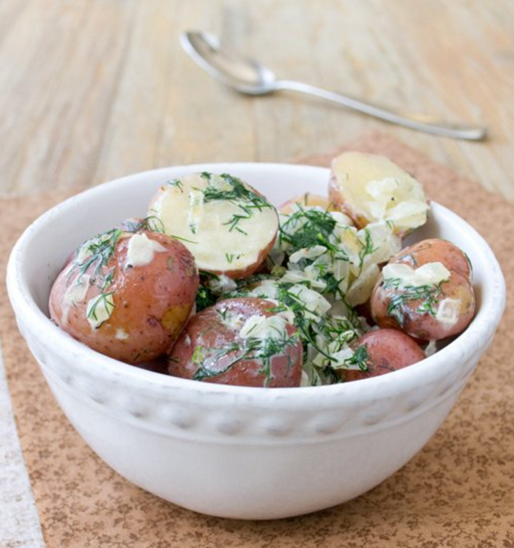Potatoes with Cream and Lots and Lots and Lots of Dill