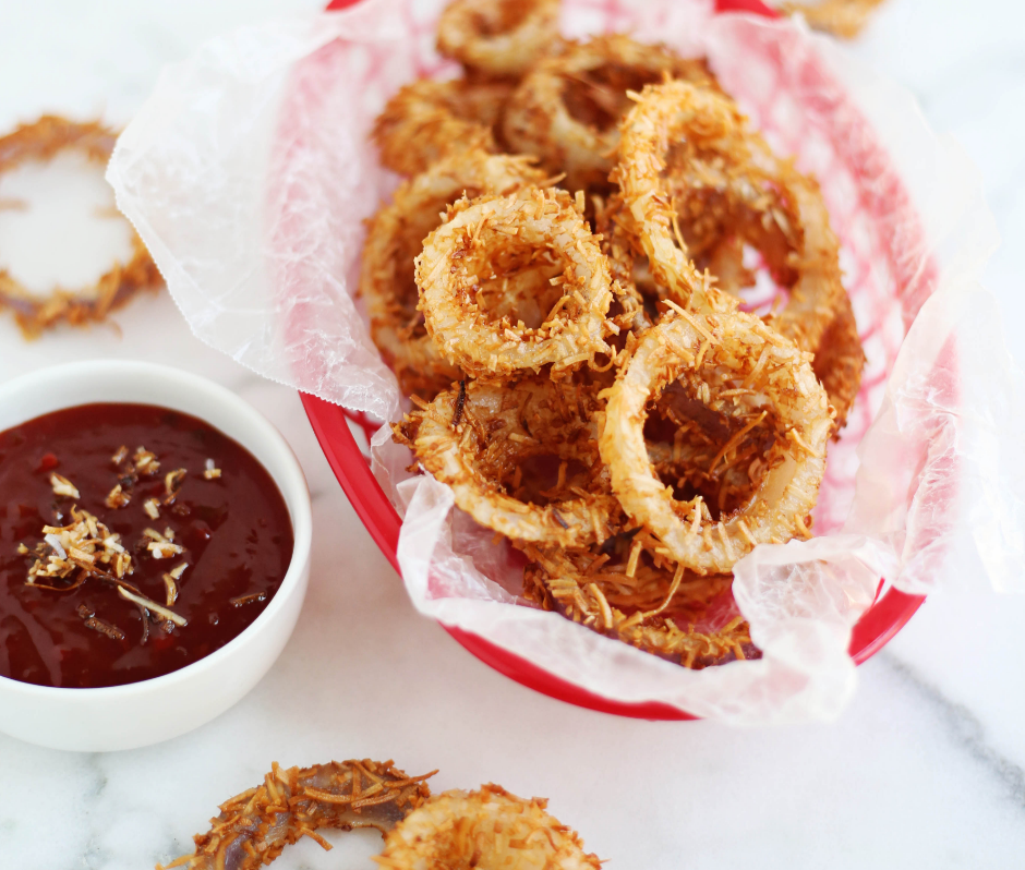 Toasted Coconut Onion Rings