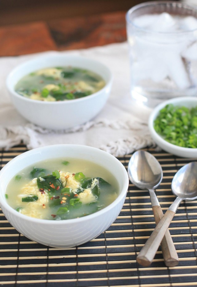 Spinach Egg Drop Soup