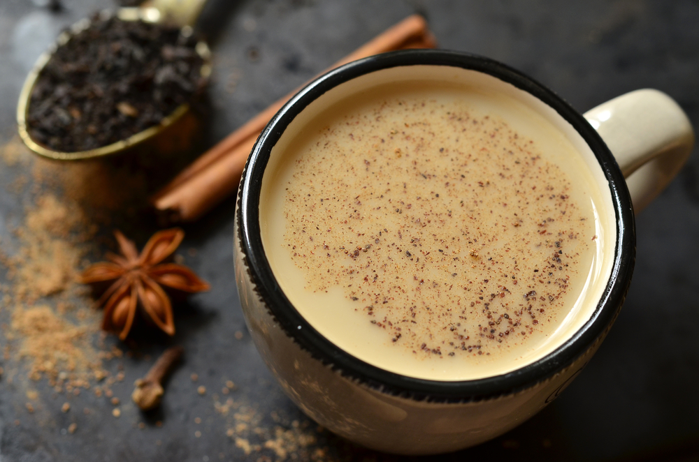 Traditional indian tea masala with Allspice
