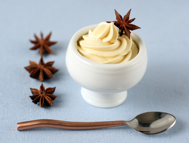 maple star anise mousse