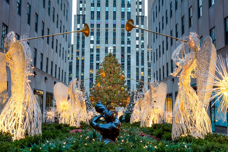 Famous Christmas Decoration at Rockefeller Center
