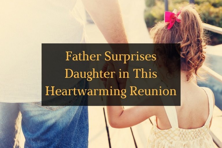 Father Surprises Daughter in this Heartwarming Reunion - Featured Image