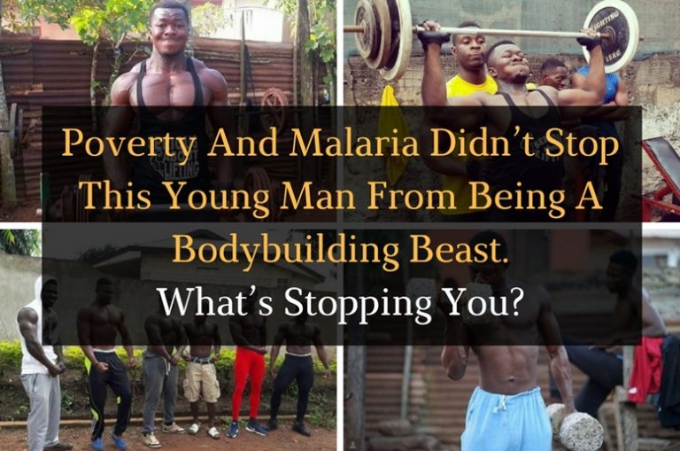 Poverty And Malaria Didn’t Stop This Young Man From Being A Bodybuilding Beast. - Featured Image